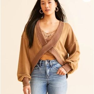 POL | Criss Cross Reversible Sweatshirt | Size M